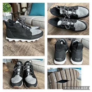 Excellent Used Condition Sorel Kinetic Caribou Boots Size 9.5.